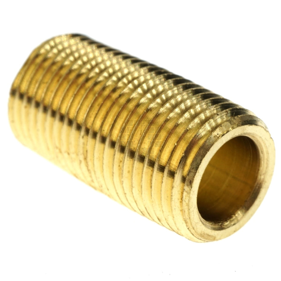 Anderson Metals 736112-02 Red Brass (Lead Free) Close Nipple, 1/8" NPT x 3/4"