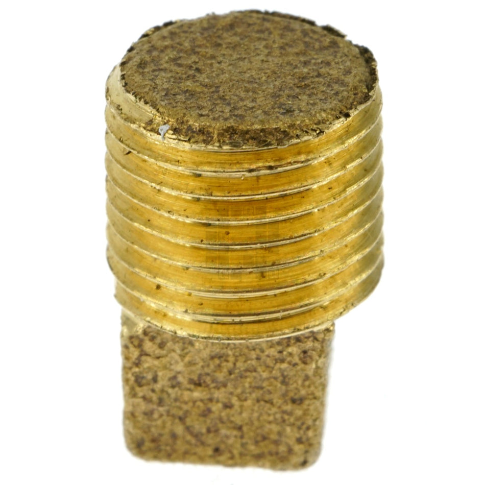 Anderson Metals 738114-02 Lead Free Red Brass 1/8"-27 Male NPT Plug