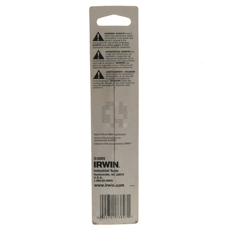 Irwin Industrial Tools 73827 27/64" General Purpose Reduced Shank High Speed Steel Drill Bit Package Back