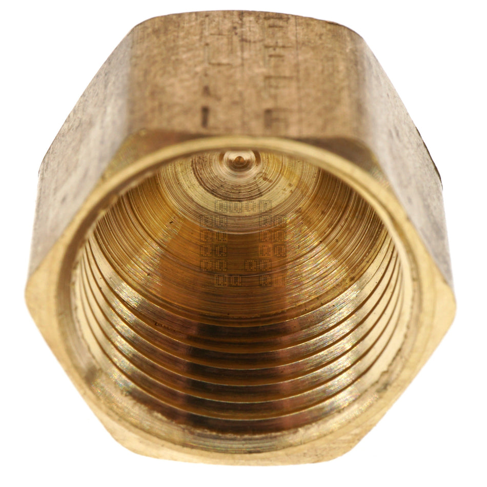 Anderson Metals 754040-06 3/8" Lead Free Brass SAE 45° Flare Tube Cap