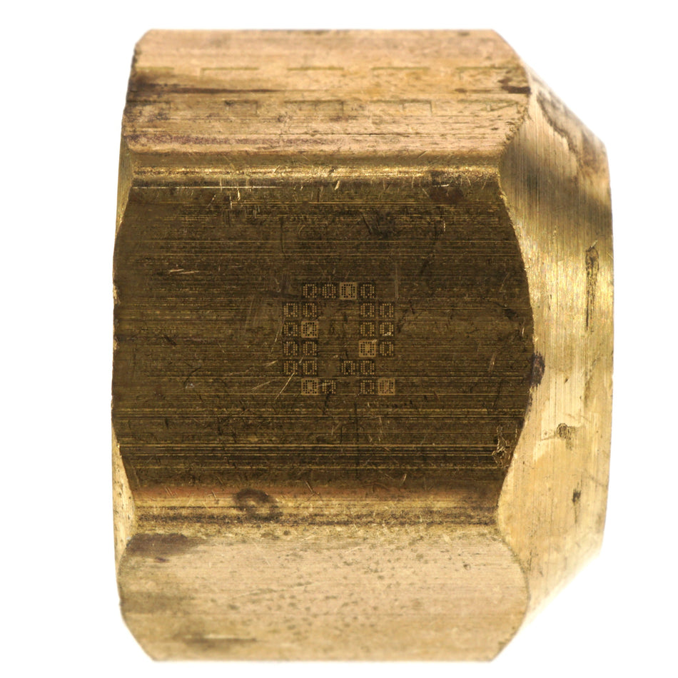 Anderson Metals 754040-08 1/2" Lead Free Brass SAE 45° Flare Tube Cap