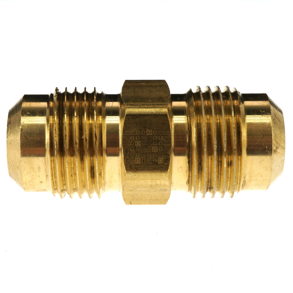 Anderson Metals 754042-08 1/2" 45° Flare Pipe Union, Lead Free Brass