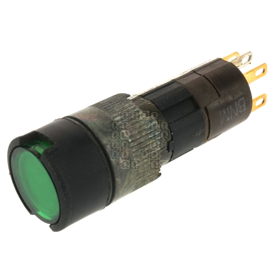 Allen-Bradley 800A-M2EG Pushbutton with Stab Terminals and Green Lens