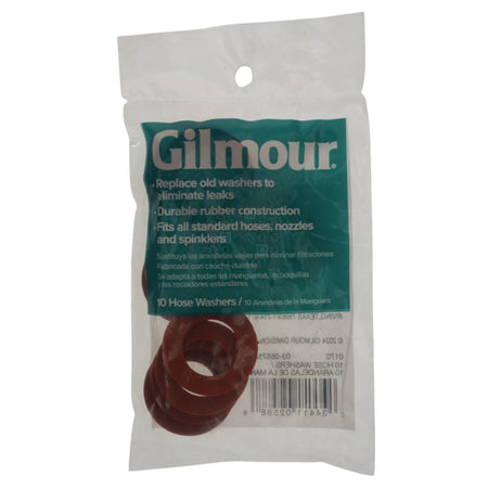 Gilmour 801704-1003 Rubber Hose Washers Package Front