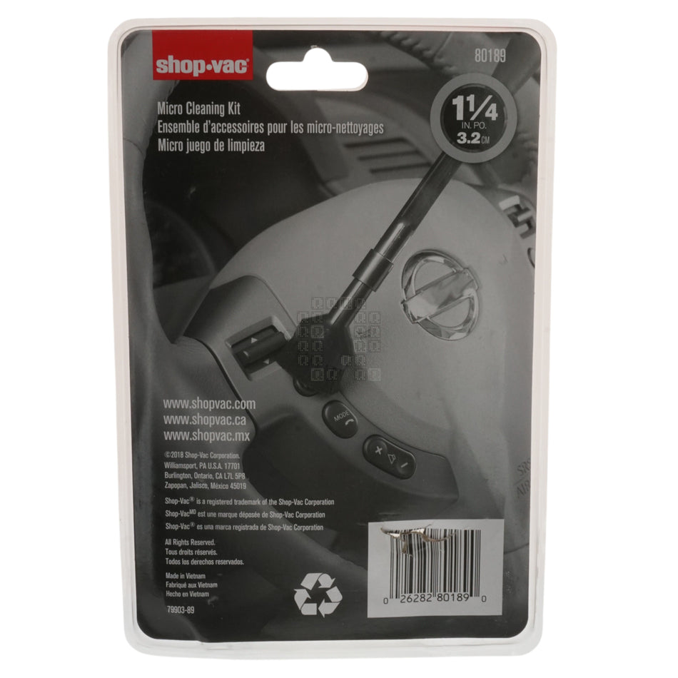 Shop-Vac 8018933 6-Piece Micro Cleaning Kit