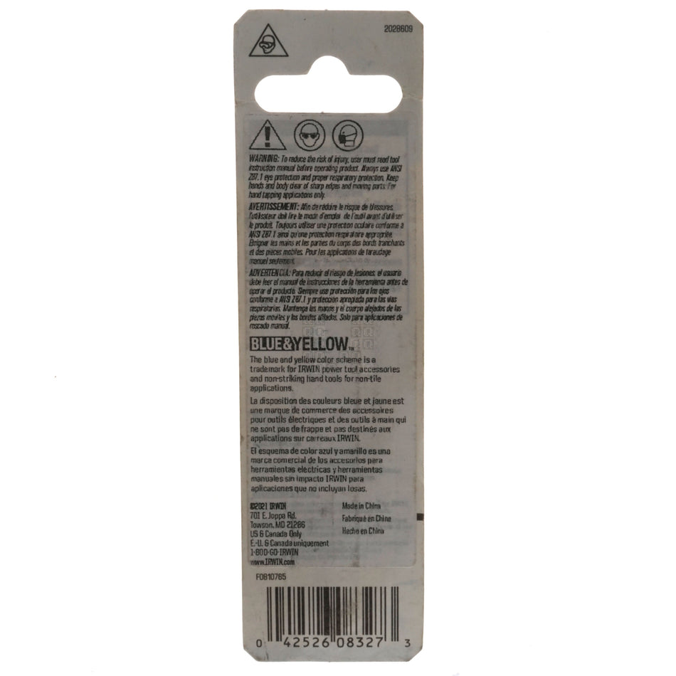 Irwin Hanson 8327 M6-1.00mm High Carbon Steel Plug Tap