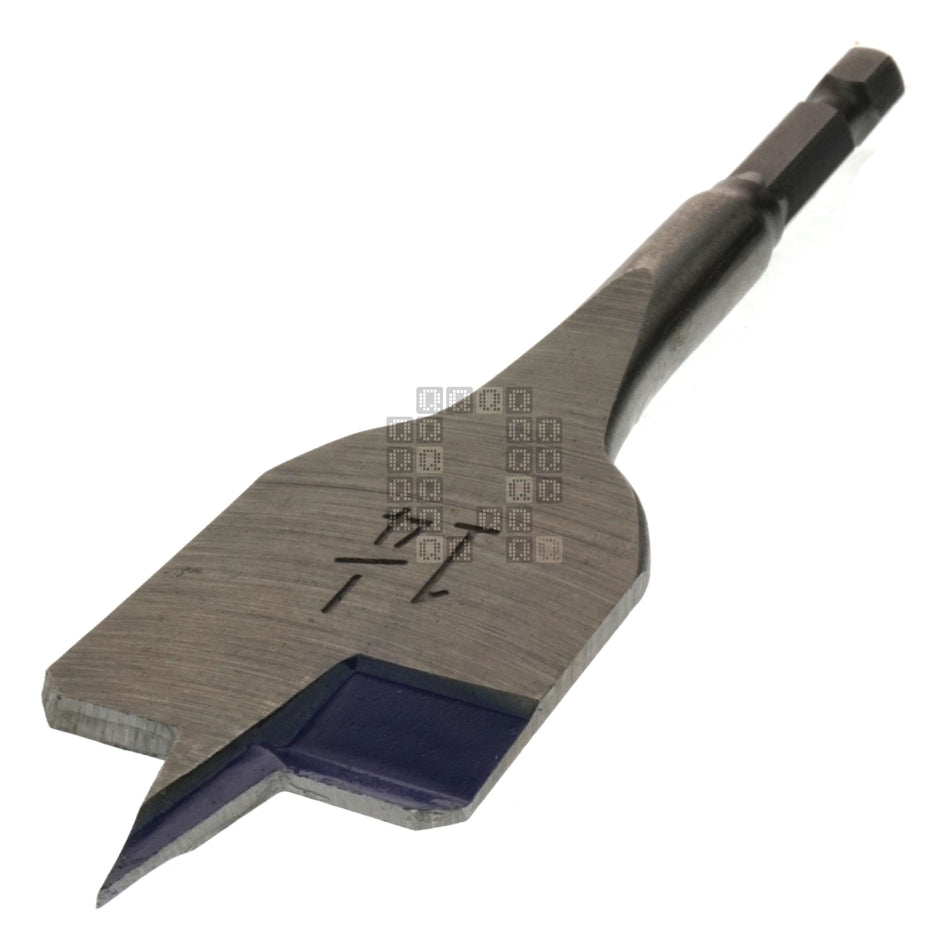 Irwin Industrial Tools 87920 SPEEDBOR 1-1/4" x 4" Standard Length Spade Bit, 1/4" Hex Shank