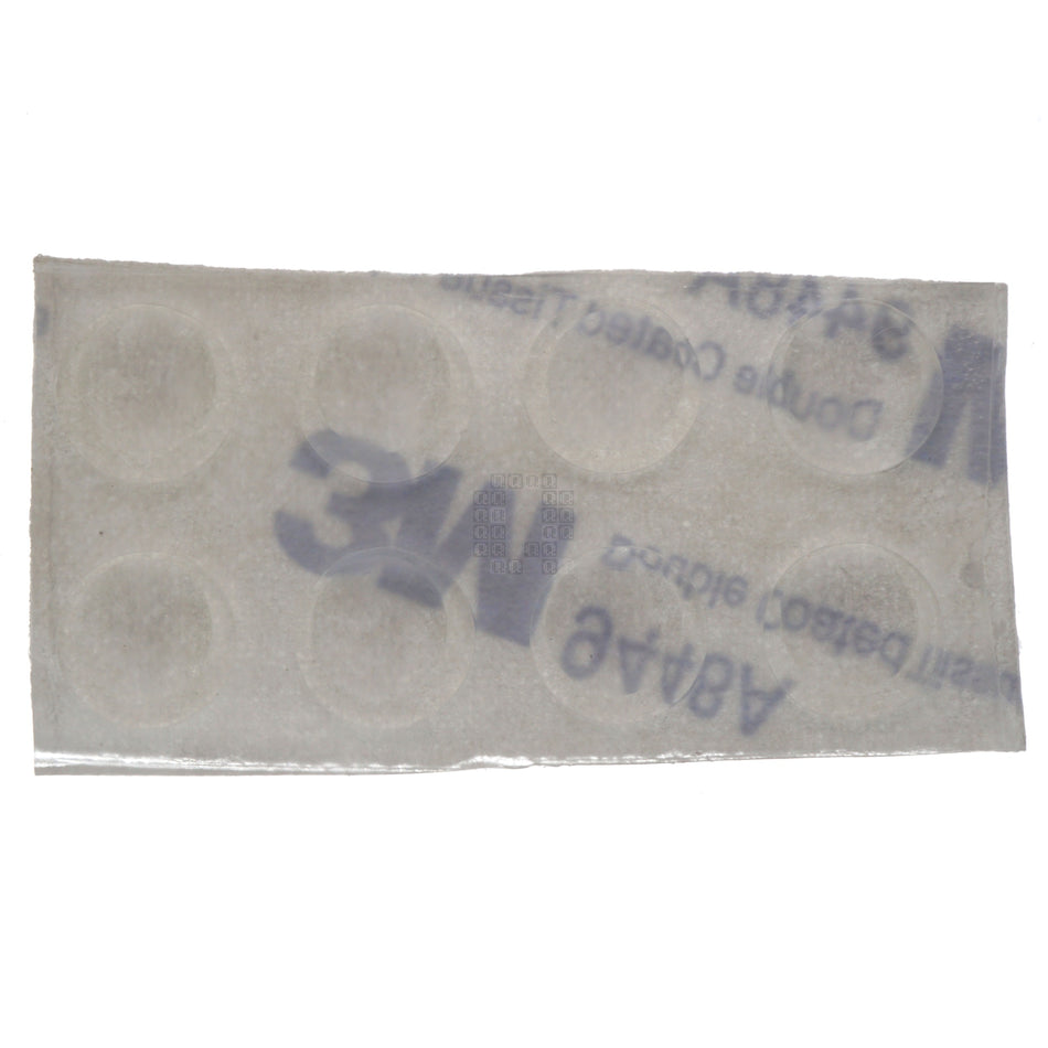 Round Clear Silicone Pad, 2mm Height, 8mm Diameter, 8-Pack