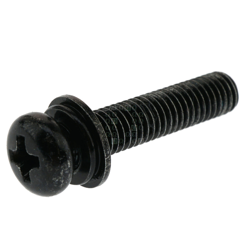 Makita 911243-8 Black Steel Pan Head Screw, M5-0.80 x 25mm