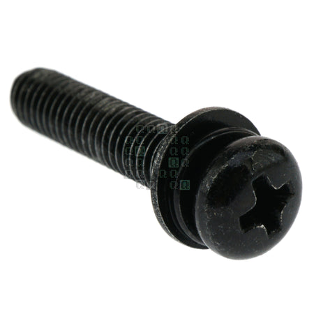 Makita 911243-8 Black Steel Pan Head Screw, M5-0.80 x 25mm