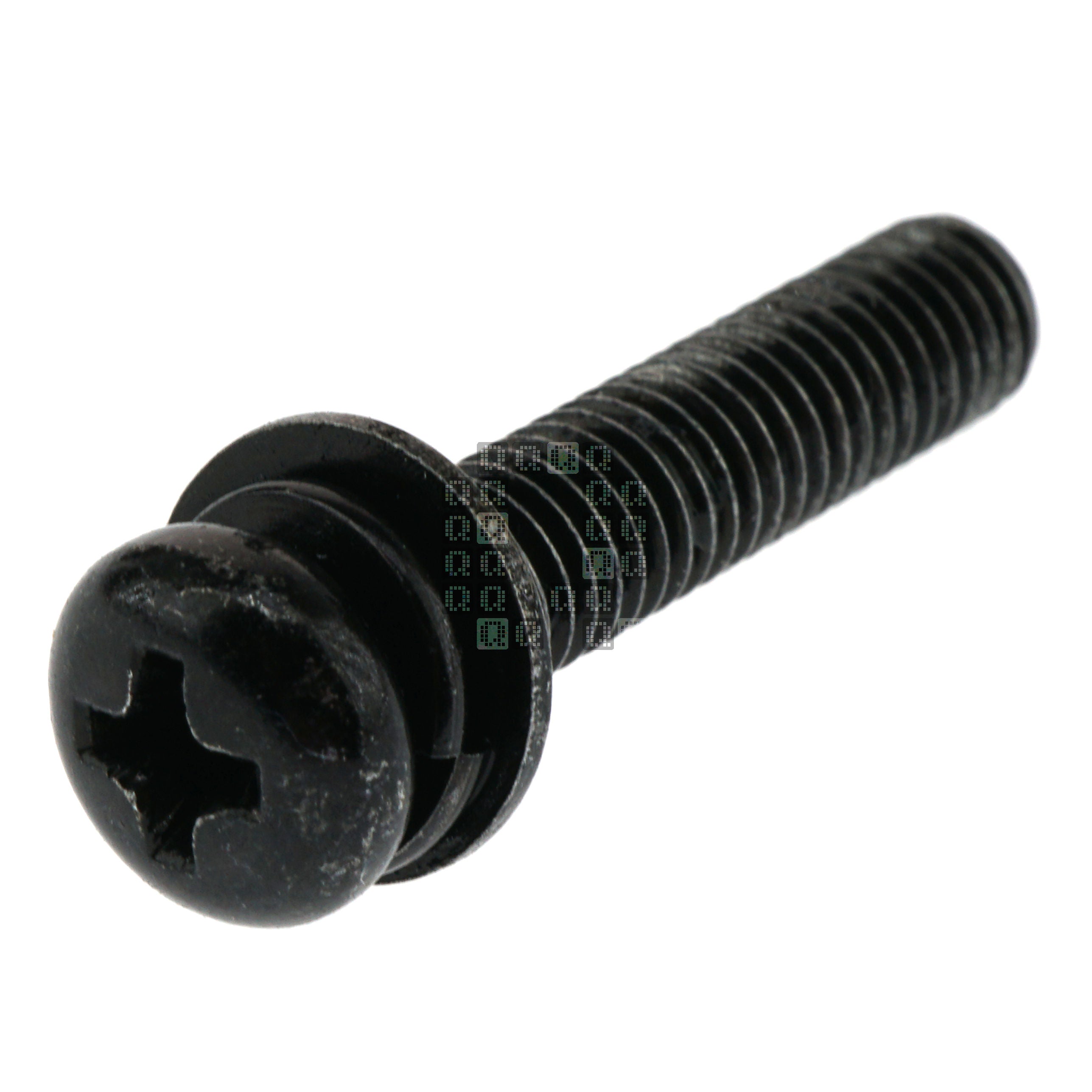 Makita 911243-8 Black Steel Pan Head Screw, M5-0.80 x 25mm
