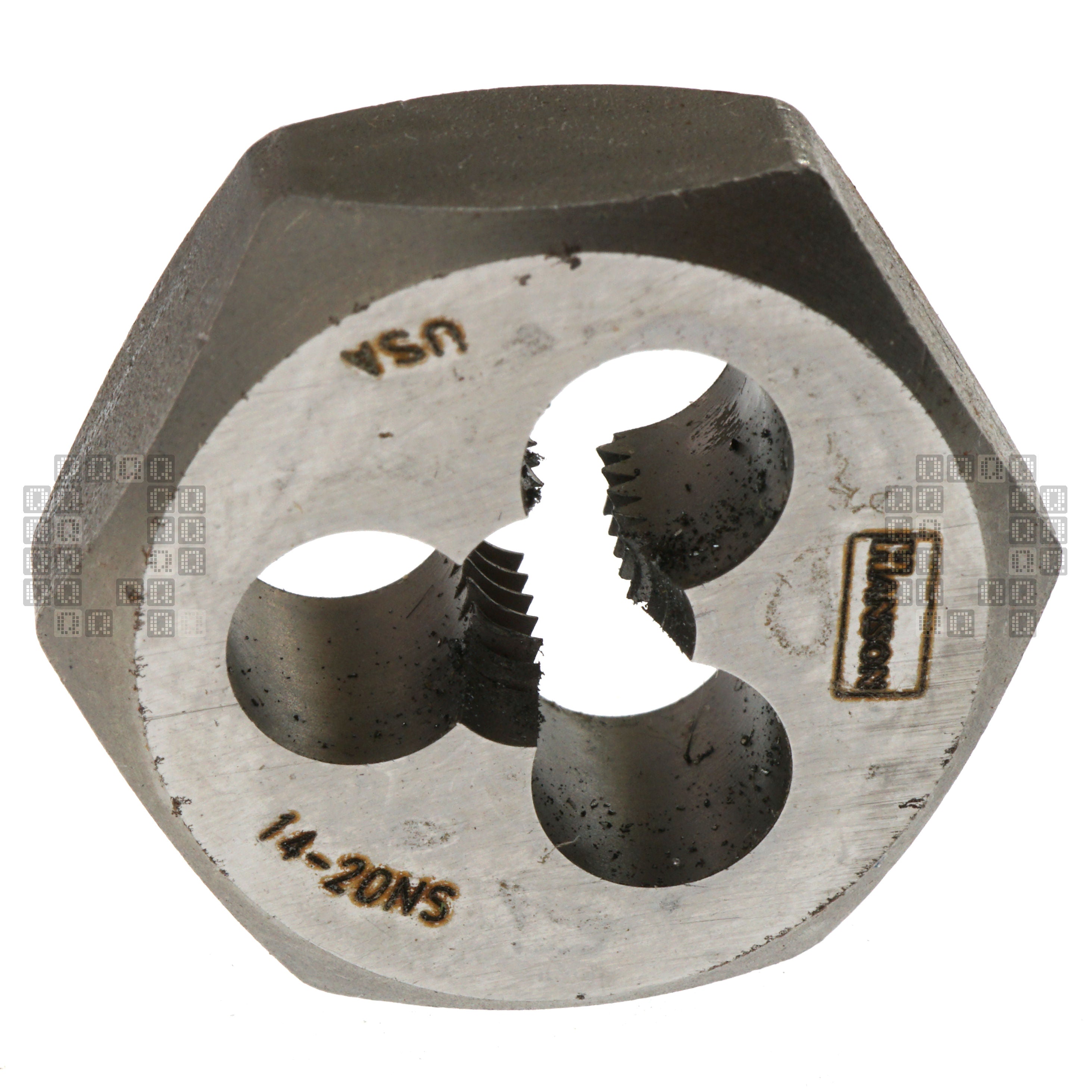 Irwin Hanson 9335 1/4"-20NS SAE High Carbon Steel 1" Hex Die