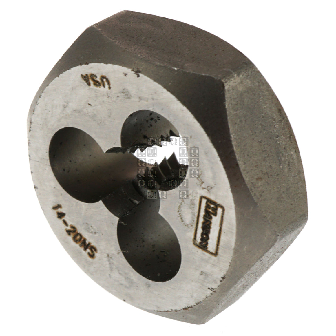 Irwin Hanson 9335 1/4"-20NS SAE High Carbon Steel 1" Hex Die