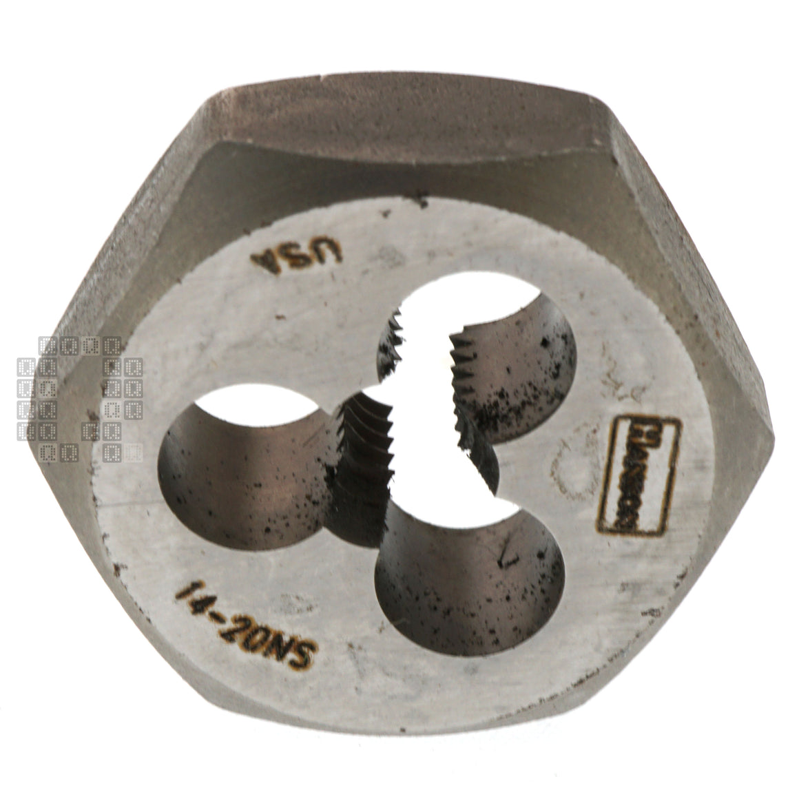 Irwin Hanson 9335 1/4"-20NS SAE High Carbon Steel 1" Hex Die