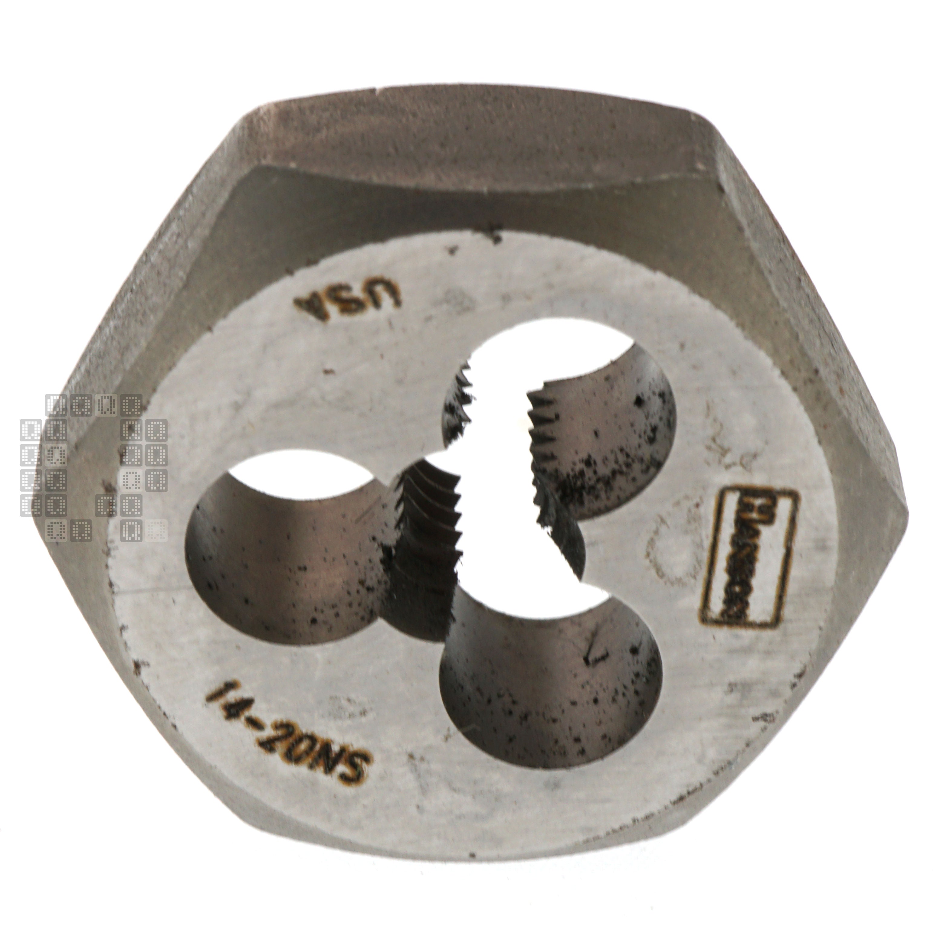 Irwin Hanson 9335 1/4"-20NS SAE High Carbon Steel 1" Hex Die
