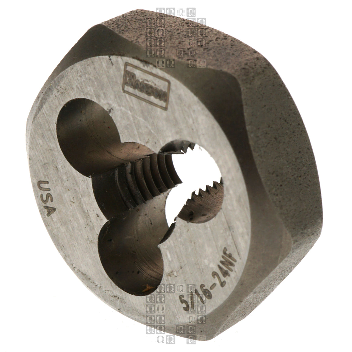 Irwin Hanson 9429 5/16"-24NF Carbon Steel Right Hand (RH) 1" Hex Die
