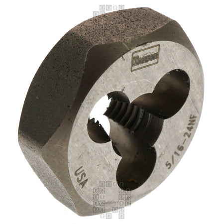 Irwin Hanson 9429 5/16"-24NF Carbon Steel Right Hand (RH) 1" Hex Die