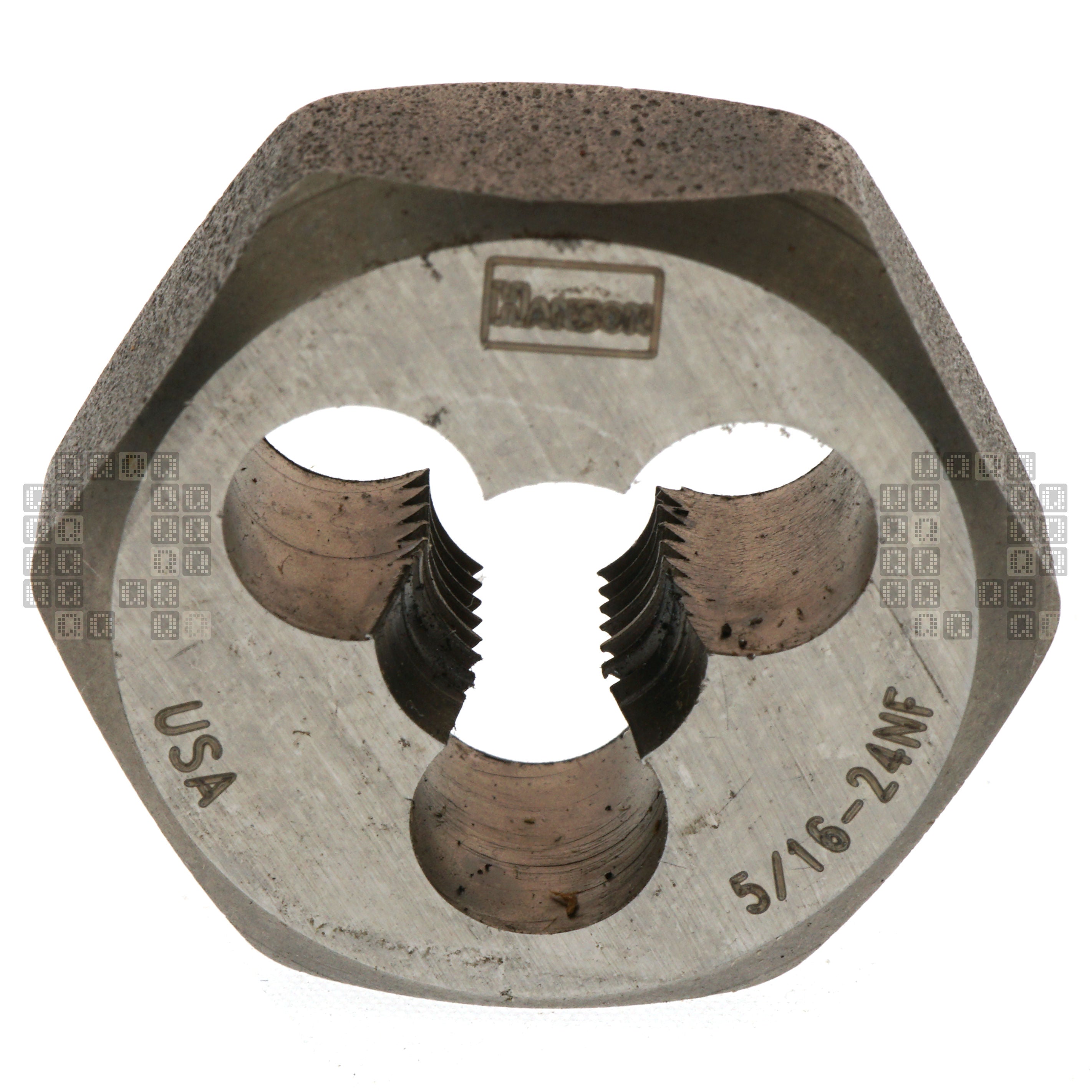 Irwin Hanson 9429 5/16"-24NF Carbon Steel Right Hand (RH) 1" Hex Die