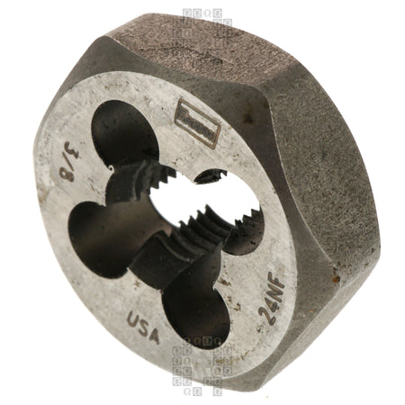 Irwin Hanson 9436 3/8"-24NF NC Carbon Steel Right Hand (RH) 1" Hex Die