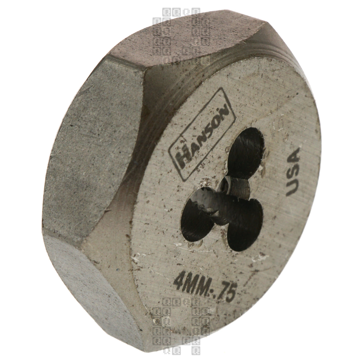 Irwin Hanson 9717 4mm M4 - 0.70mm Right Hand RH Metric Carbon Steel 1" Hex Die