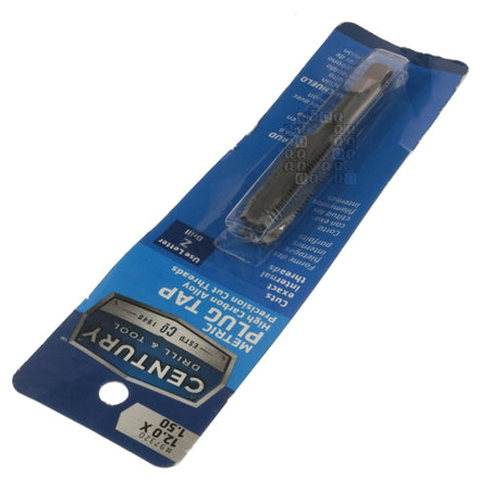 Century Drill & Tool 97320 M12-1.50mm Metric High Carbon Steel Alloy Precision Plug Tap