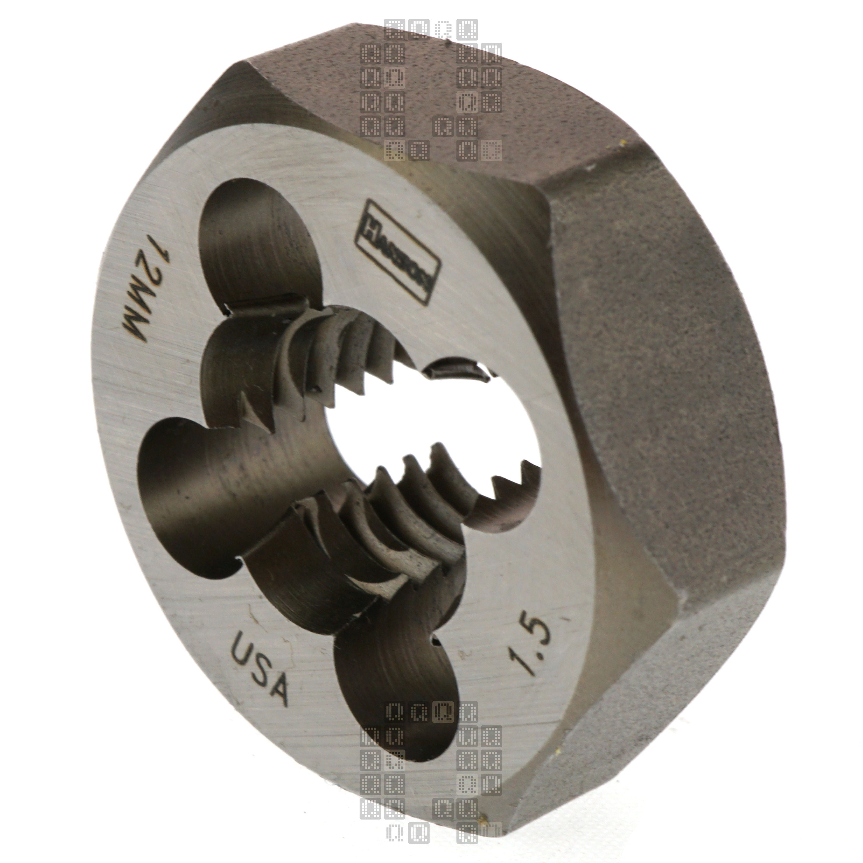 Irwin Hanson 9743 M12 - 1.50mm Metric Right Hand RH High Carbon Steel HCS 1" Hex Die