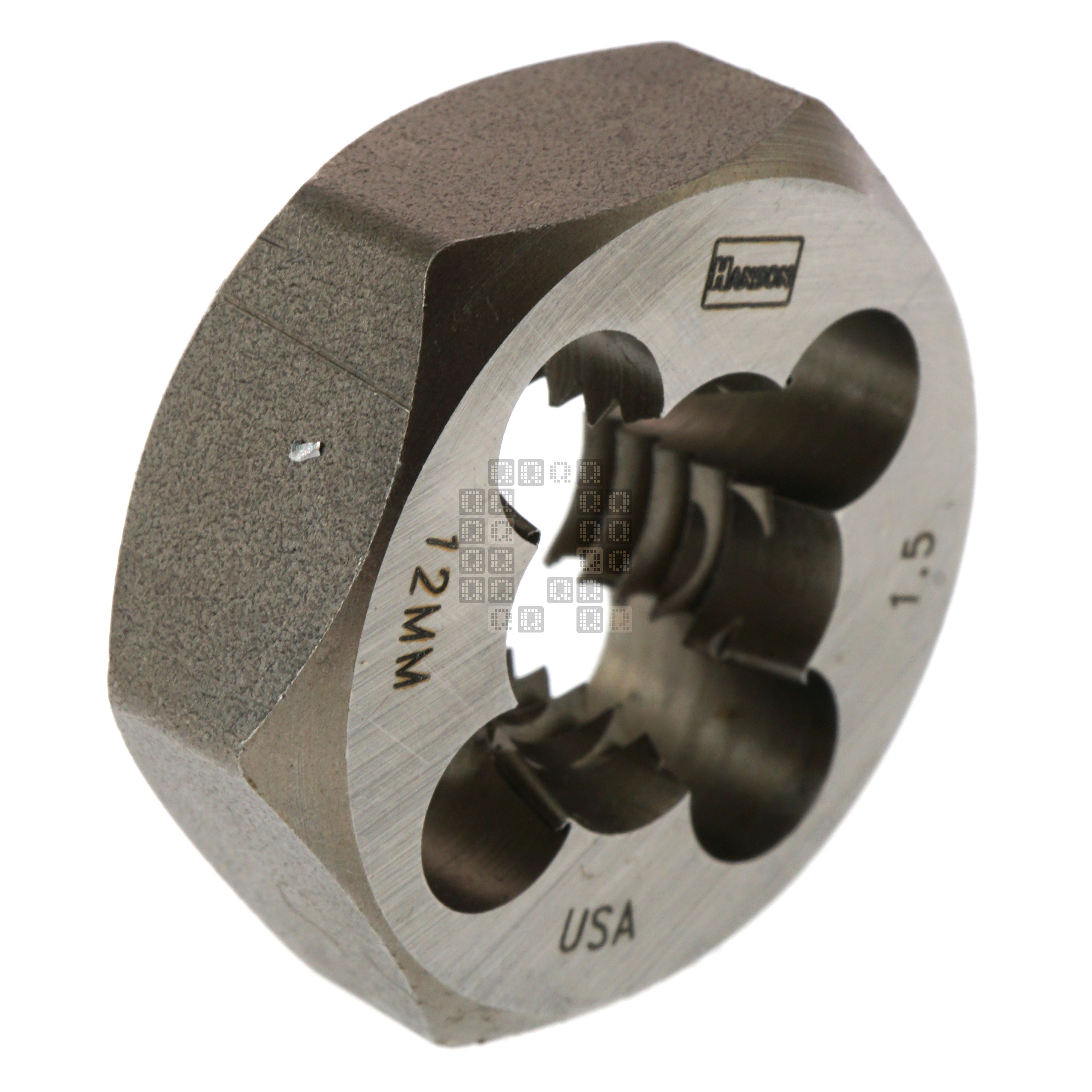 Irwin Hanson 9743 M12 - 1.50mm Metric Right Hand RH High Carbon Steel HCS 1" Hex Die