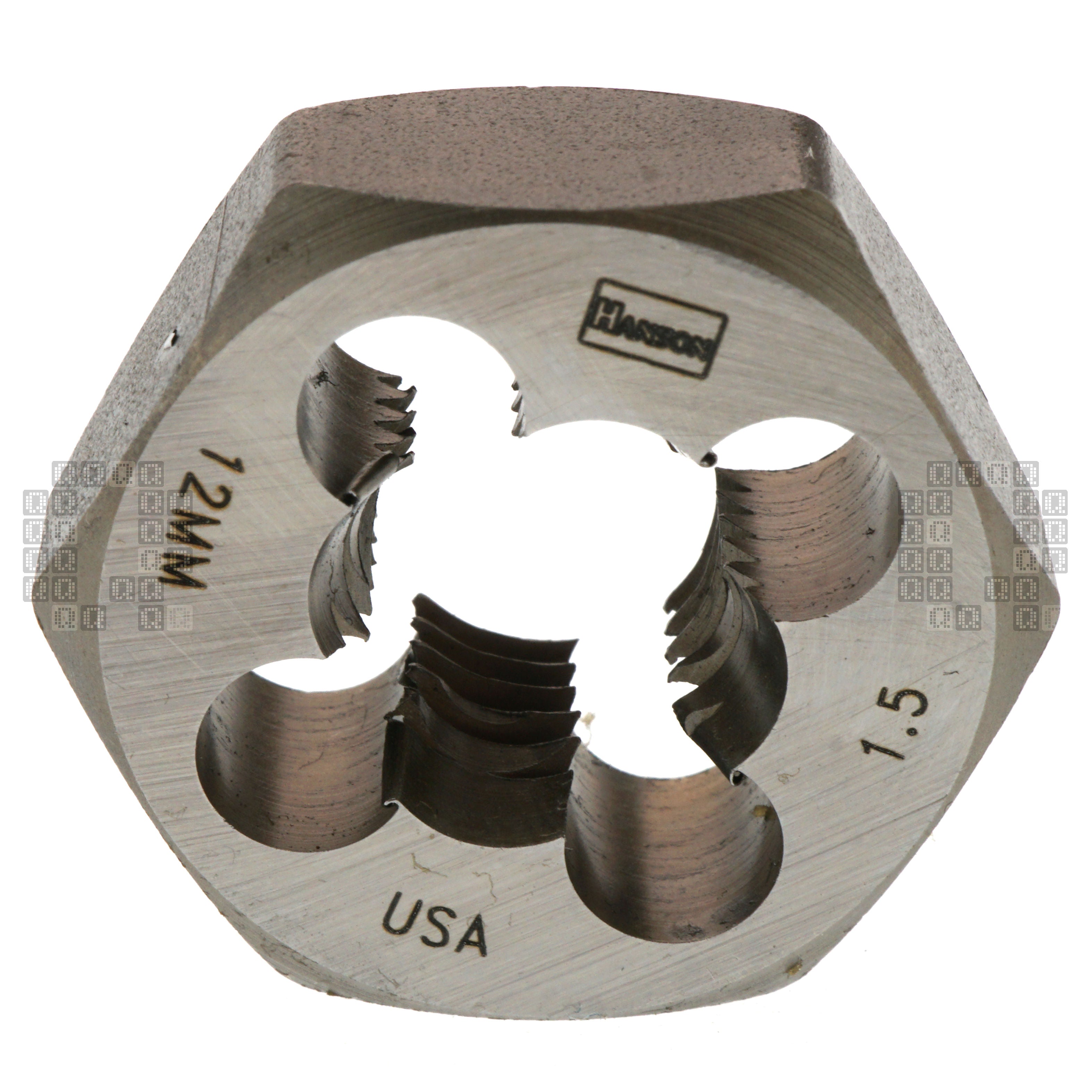 Irwin Hanson 9743 M12 - 1.50mm Metric Right Hand RH High Carbon Steel HCS 1" Hex Die