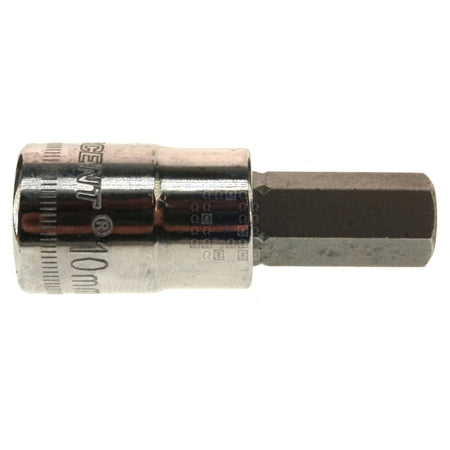 Crescent CHBS12N 3/8" Drive Hex Bit Metric Chrome Socket, 10mm