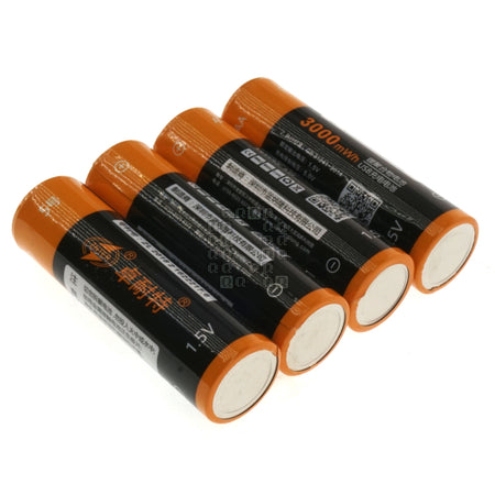 Znter USB-C Rechargeable 'AA' Li-ion Battery, 4-Pack, 2000mAh, 1.5VDC
