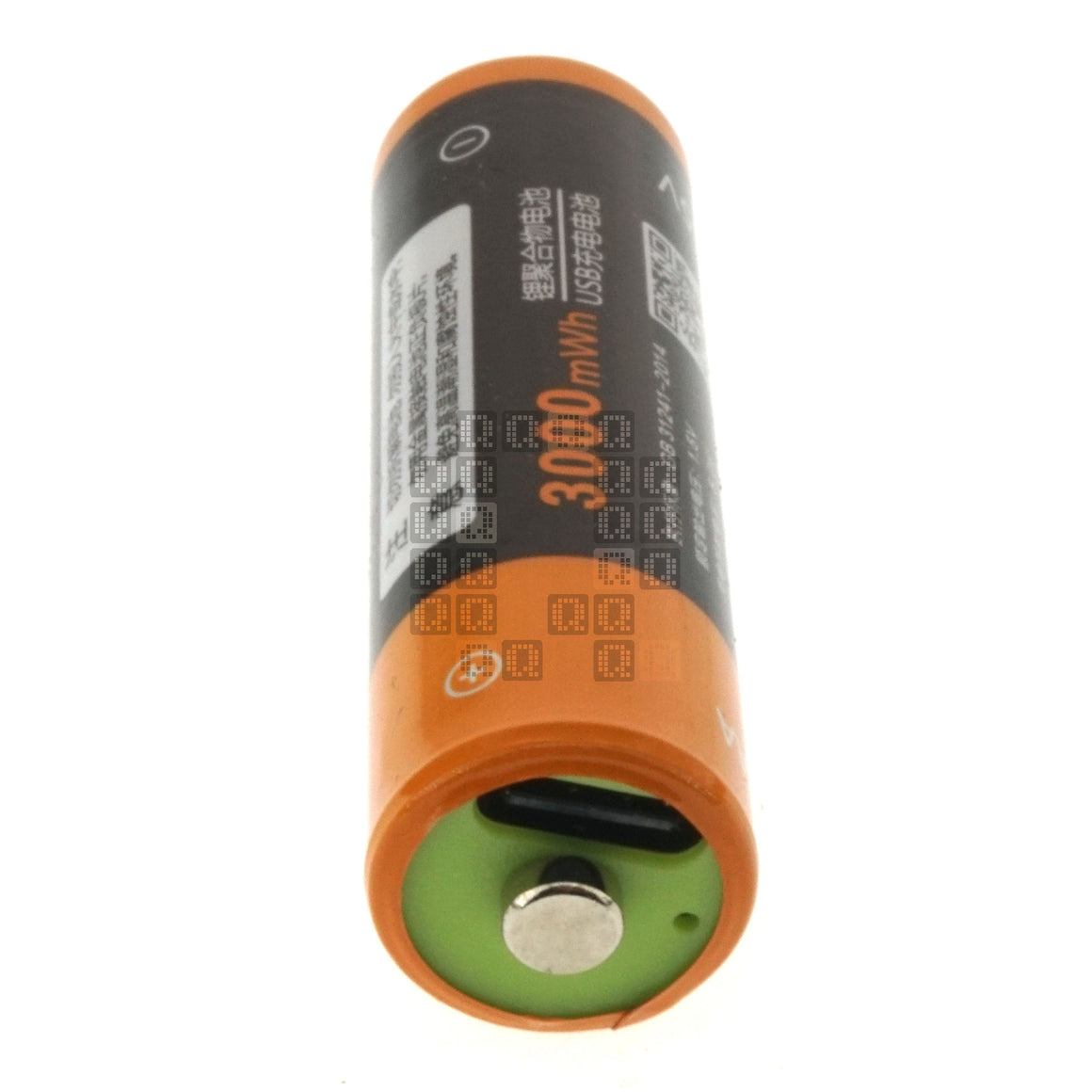 Znter USB-C Rechargeable 'AA' Li-ion Battery, 2000mAh, 1.5VDC