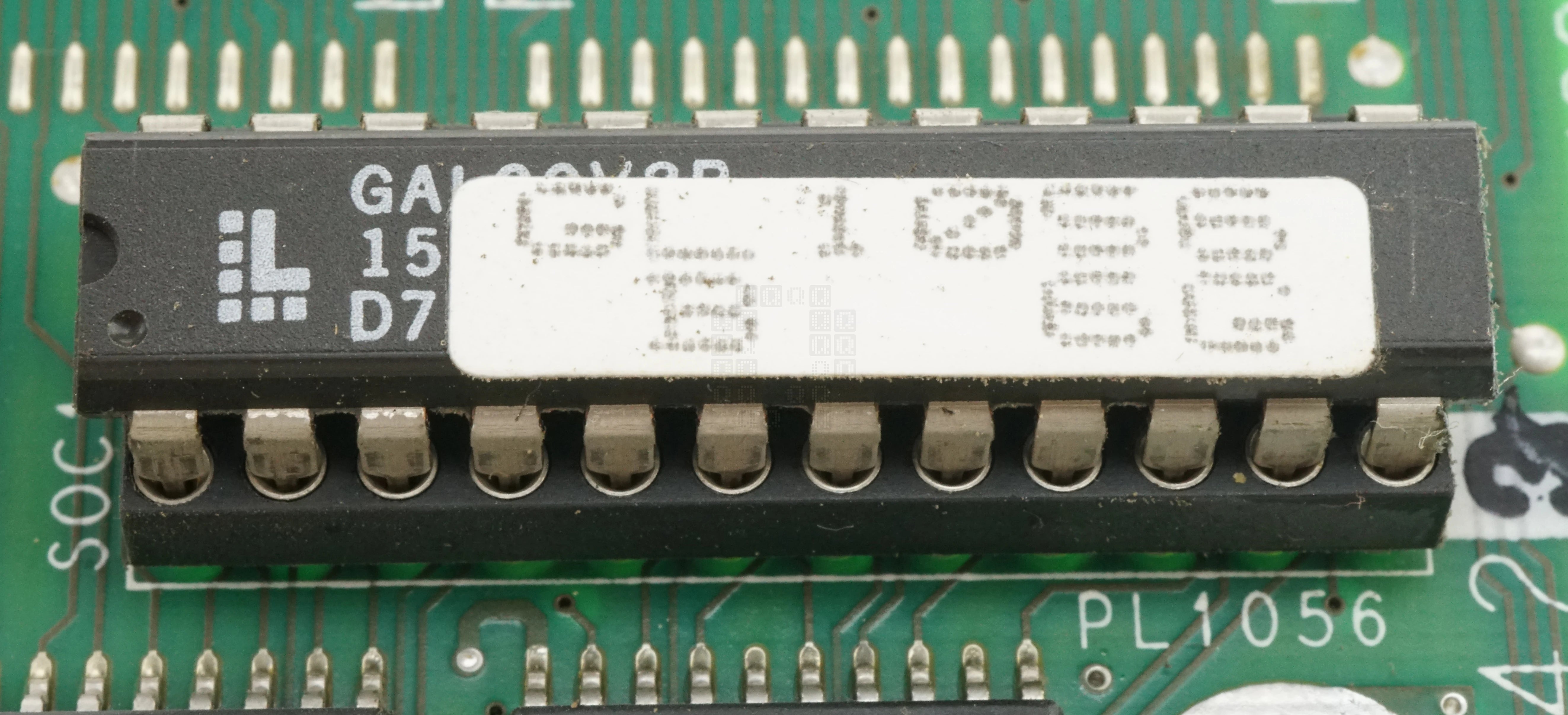 Lattice GAL20V8B-15LP on QX423A GL1056 Lattice GAL20V8B-15LP on the Mitsubishi QX423A Memory Card