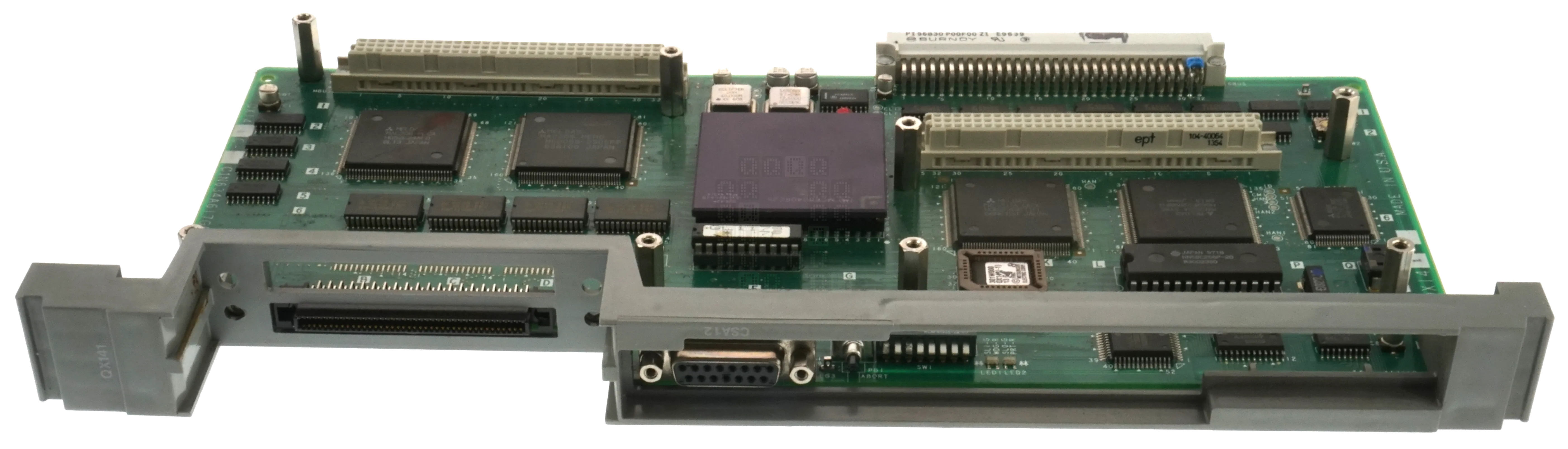 Mazak Mitsubishi QX141C Circuit Board Front Mazak Mitsubishi QX141C Circuit Board Front Connections