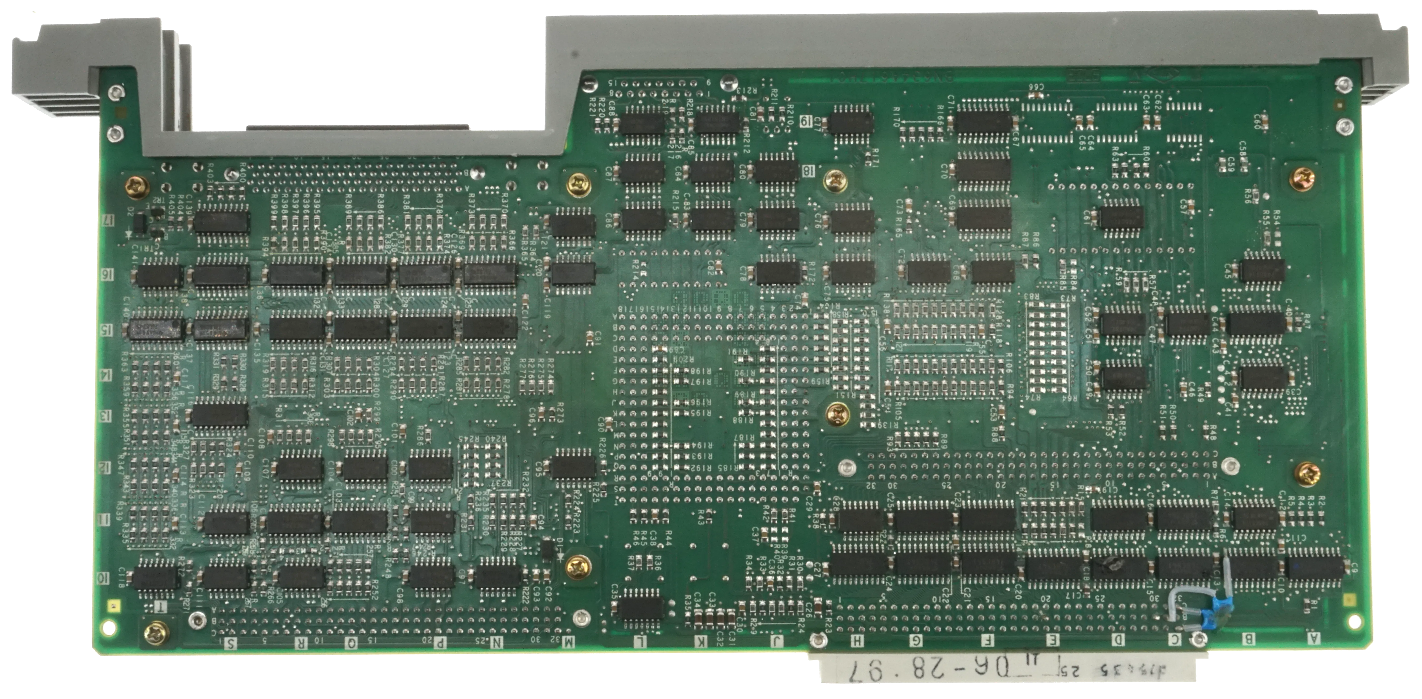 Mazak Mitsubishi QX141C Circuit Board Bottom Mazak Mitsubishi QX141C Circuit Board Bottom