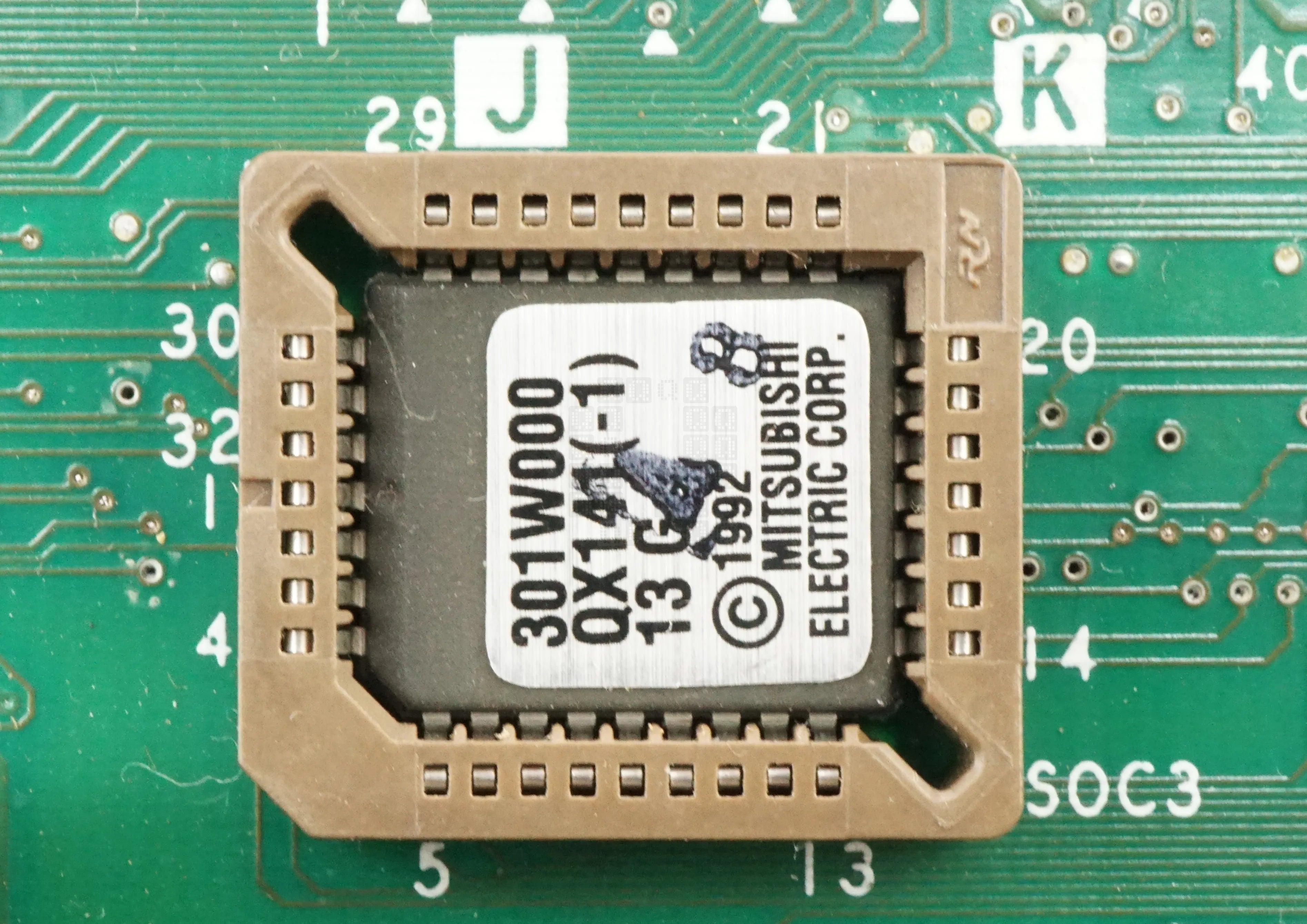 Mitsubishi 301W000 QX141(-1) 13G Mitsubishi 301W000 QX141(-1) 13G Firmware on the Mazak Mitsubishi QX141C Circuit Board