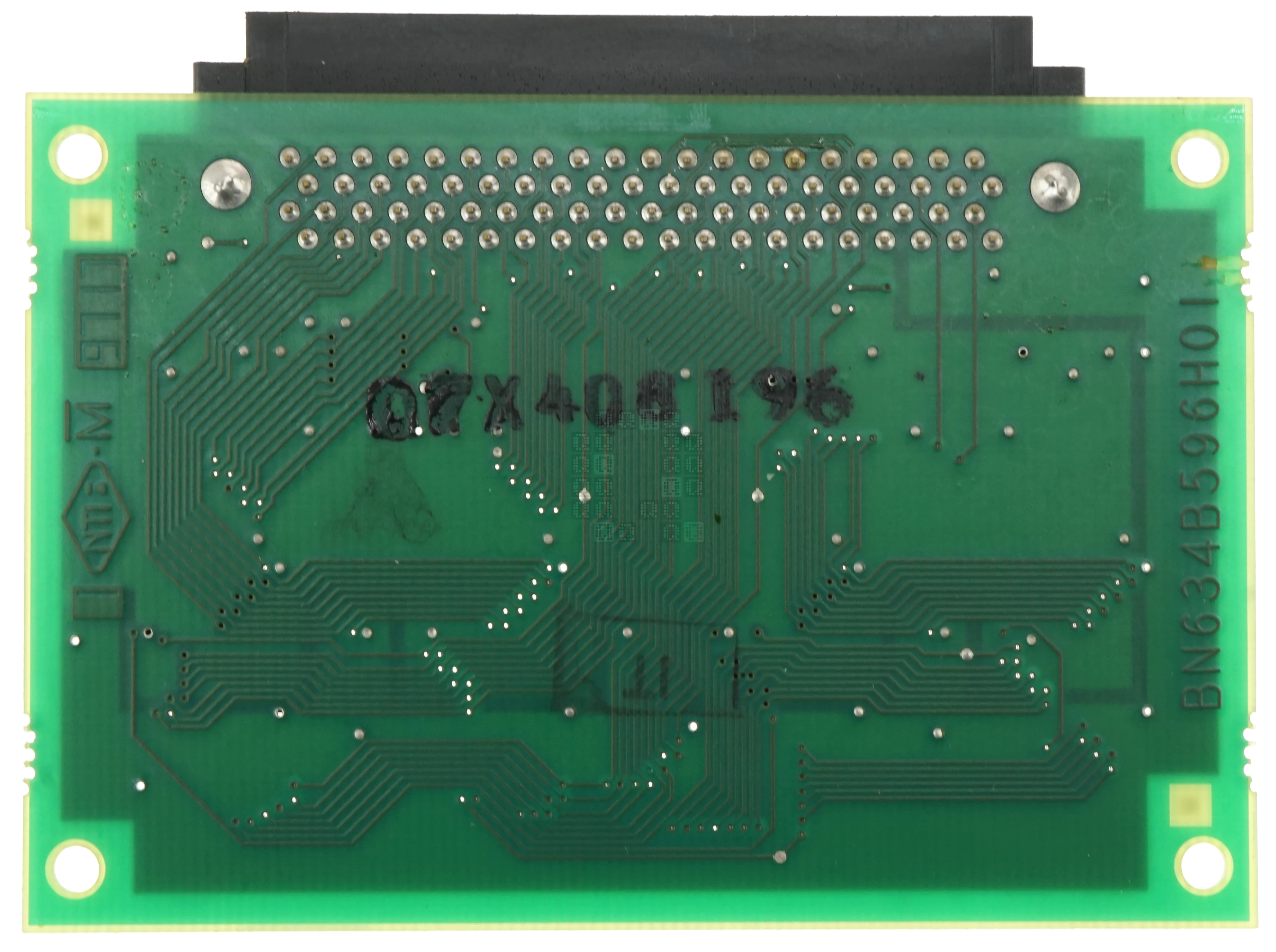 Mitsubishi QX812A Main Circuit Board Top Mitsubishi QX812A PLC Ladder Memory Module Circuit Board Bottom