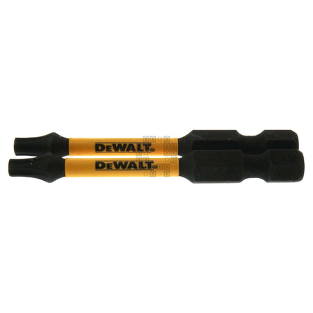 DeWALT Industrial Tool DWA2TX20IR2 T20 TORX Impact Ready Flex TORQ Power Bits, 2-1/4" Length Black Yellow