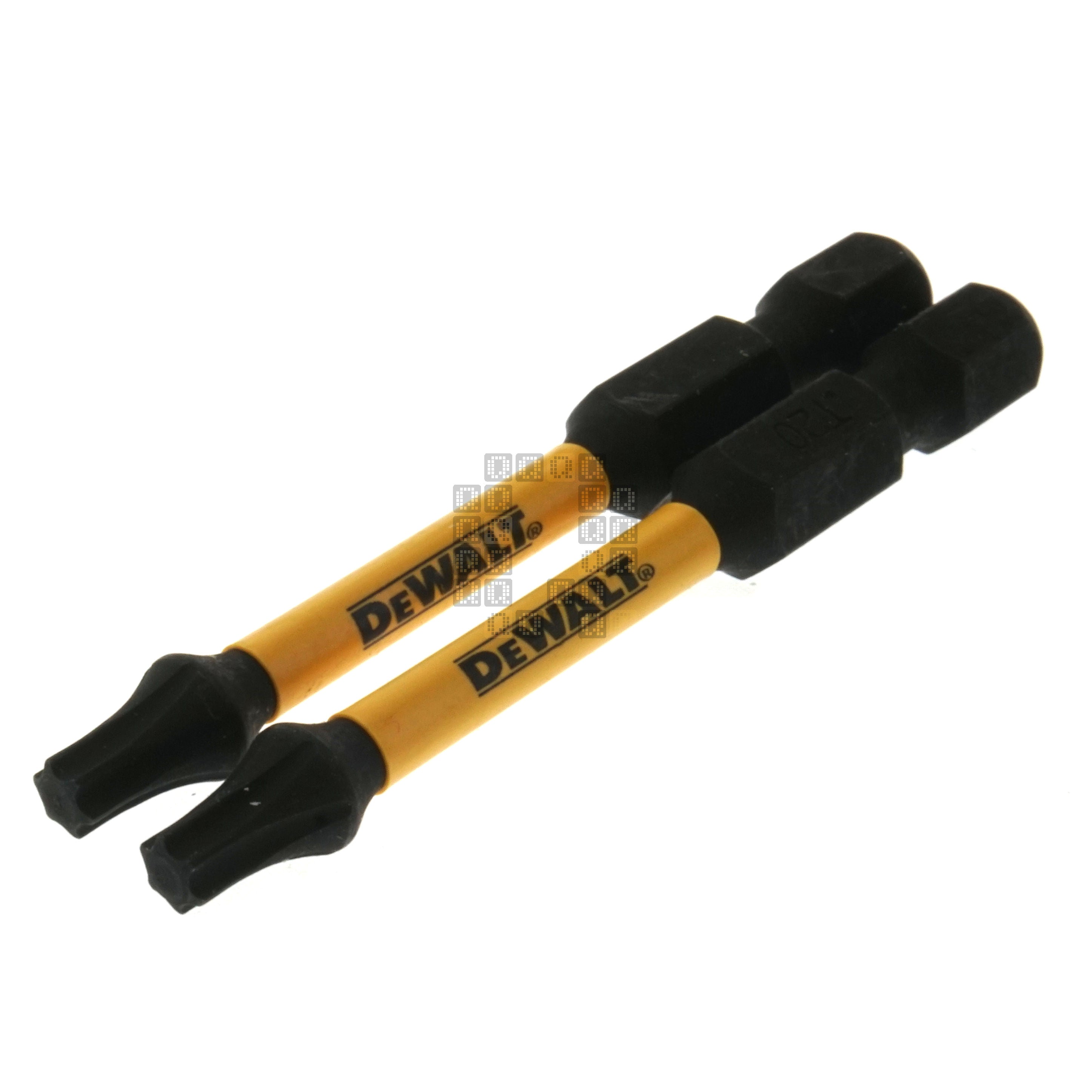 DeWALT Industrial Tool DWA2TX20IR2 T20 TORX Impact Ready Flex TORQ Power Bits, 2-1/4" Length Black Yellow