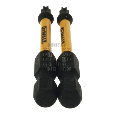 DeWALT Industrial Tool DWA2TX20IR2 T20 TORX Impact Ready Flex TORQ Power Bits, 2-1/4" Length Black Yellow