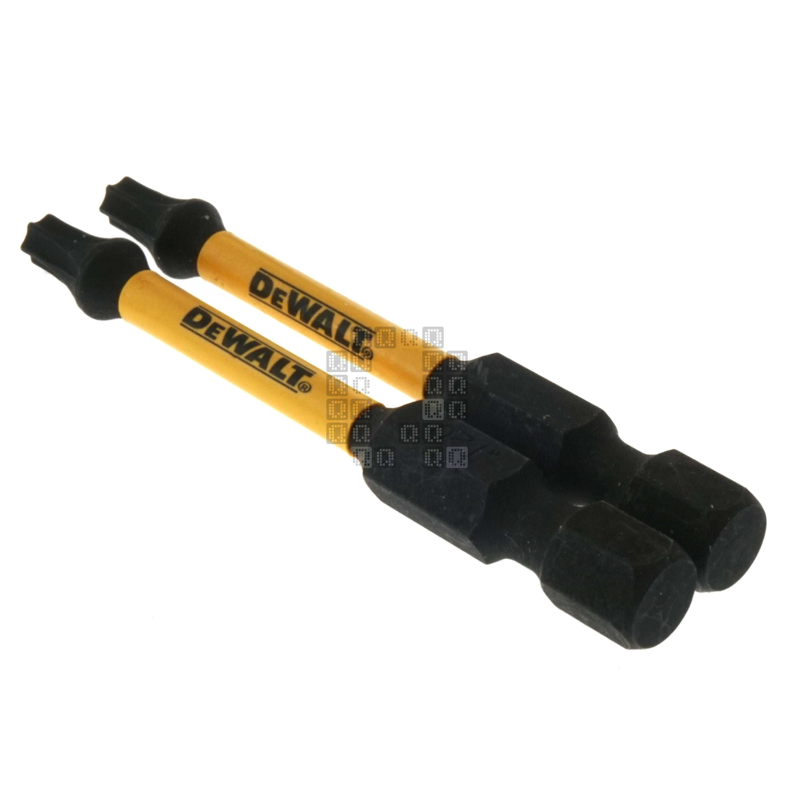 DeWALT Industrial Tool DWA2TX20IR2 T20 TORX Impact Ready Flex TORQ Power Bits, 2-1/4" Length Black Yellow