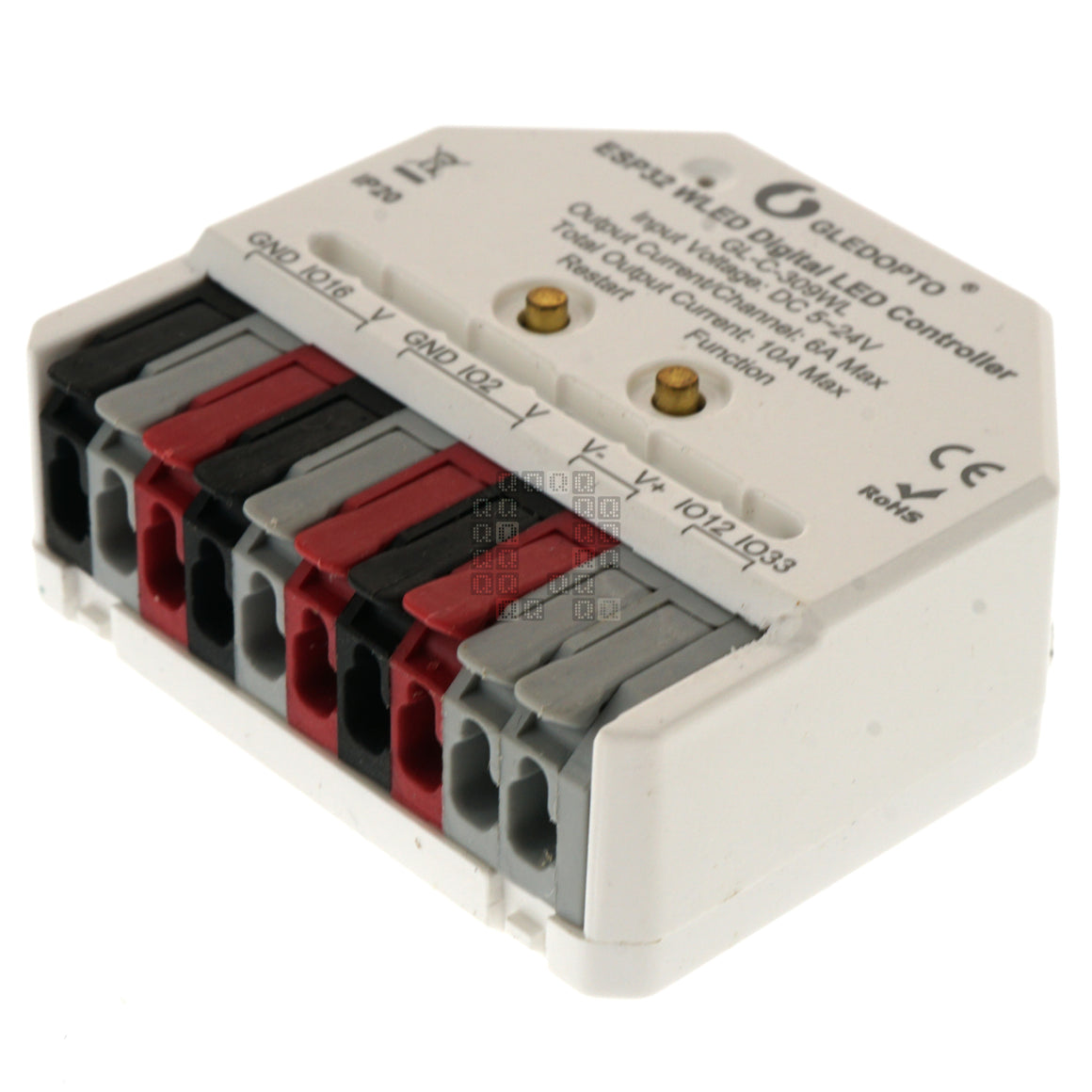 GLEDOPTO GL-C-309WL ESP32 WLED Digital LED Controller, 5-24VDC