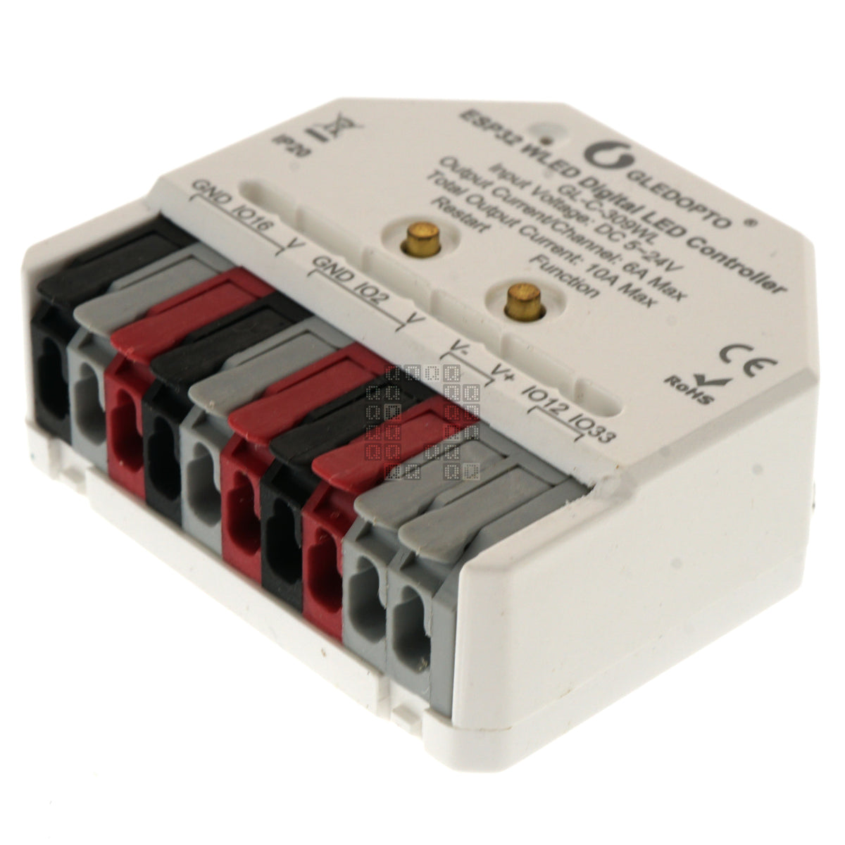 GLEDOPTO GL-C-309WL ESP32 WLED Digital LED Controller, 5-24VDC