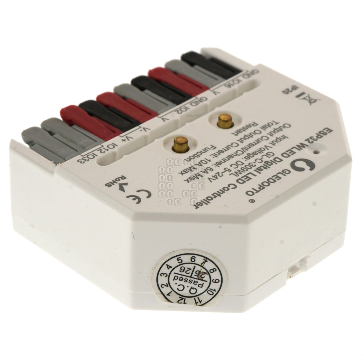 GLEDOPTO GL-C-309WL ESP32 WLED Digital LED Controller, 5-24VDC