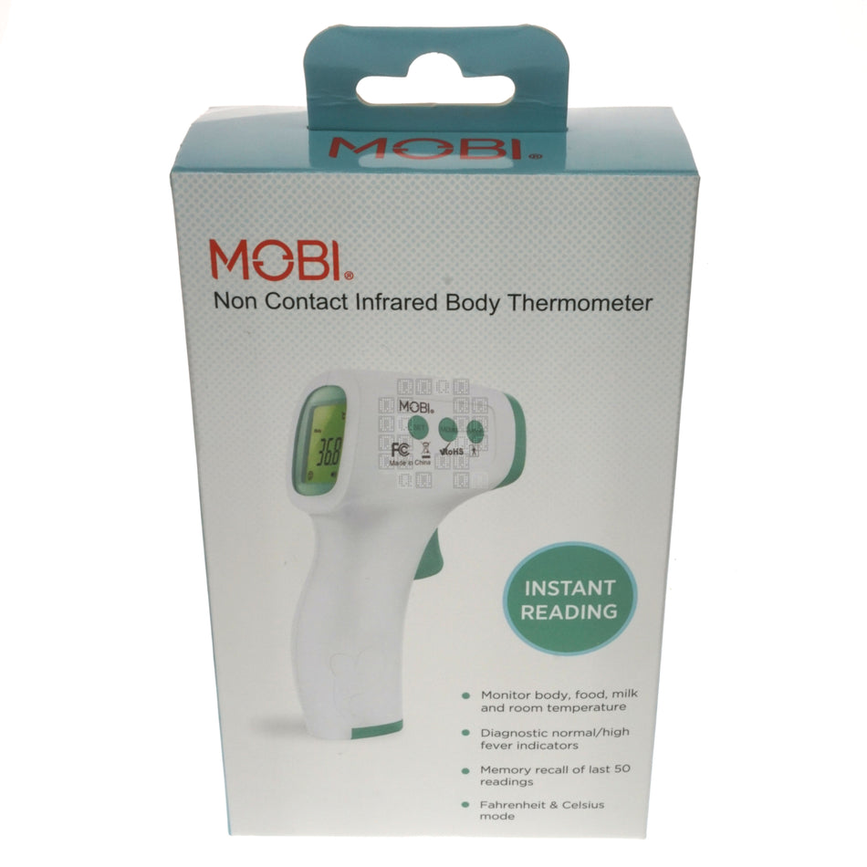 MOBI HTD8813C Instant Reading Non-Contact Infrared Body Thermometer °C/°F