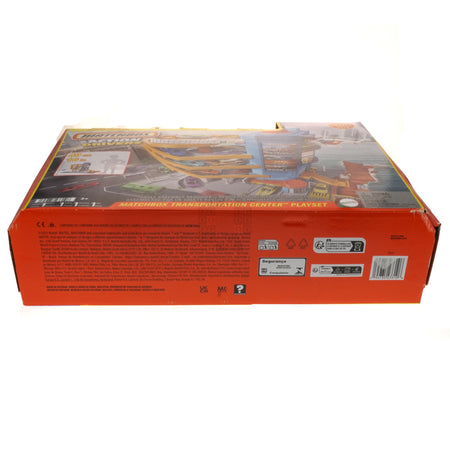 Matchbox Action Drivers Transportation Center With A 1:64 Scale Taxi, Boat & Helicopter Plus A Food Vendor Accessory (3 Vehicles, 1 Accessory)