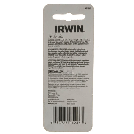 Irwin IWAF21PH12 #1 Phillips / PH1 Driver Bit Tips, 2-Pack, 1" Length Package Back