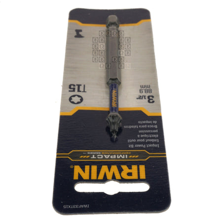 Irwin IWAF33TX15 T15 TORX Impact Performance Series Power Bit, 3-1/2" Length