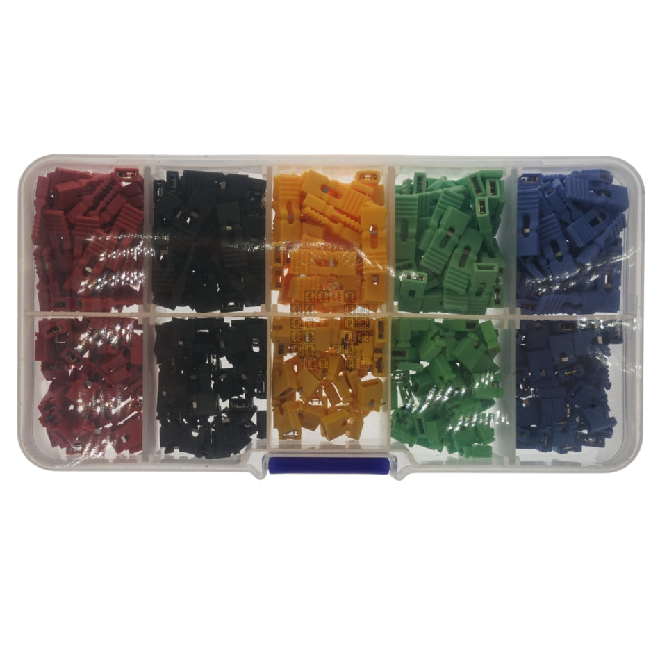 Unbranded 500-Piece Jumper Kit, 2.54mm 2-Pin Spacing