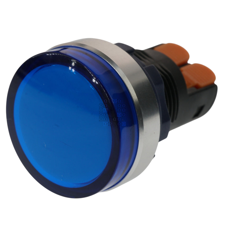 Lanboo 22mm Blue Diffused Panel Mount LED Indicator Light, 9-24VAC/DC, IP68