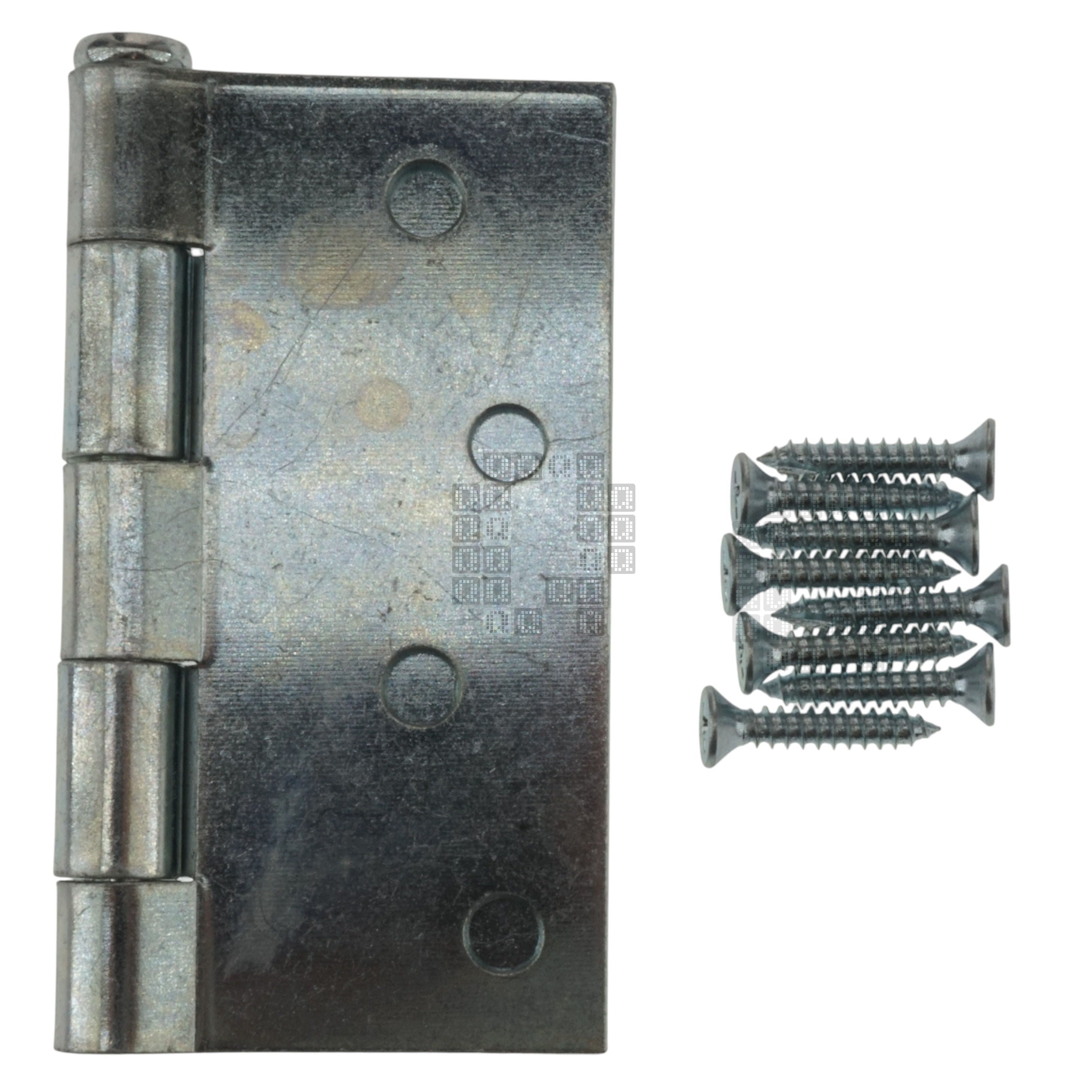 National Hardware N195-677 Outdoor 4" Narrow Hinge, Zinc Plated Steel